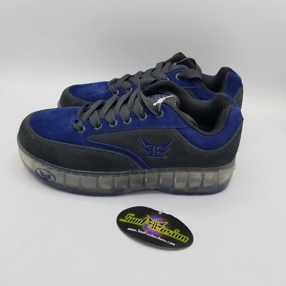 Rare! New Fusion Flys Soul Fusion Shoes 8 Mens Glow Rave 2000's - Picture 5 of 12